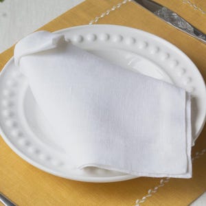 Soft Linen Napkin Available in 42 Colors - Rust Linen Napkin with mitered corners - 100% Pure Linen Napkin - Linen Napkins Gift