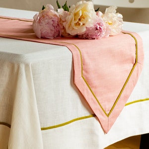 Linen table runner