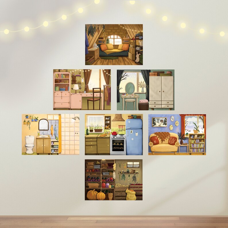 Printable Christmas Paper Doll Family House, Mom and Daughter Cut Out