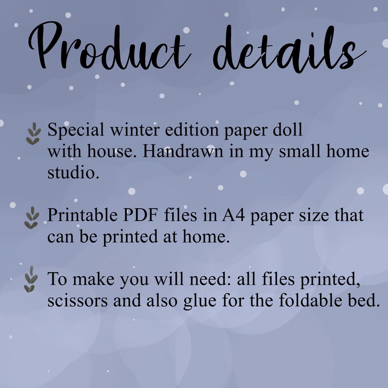 Printable Christmas Paper Doll Family House, Mom and Daughter Cut Out