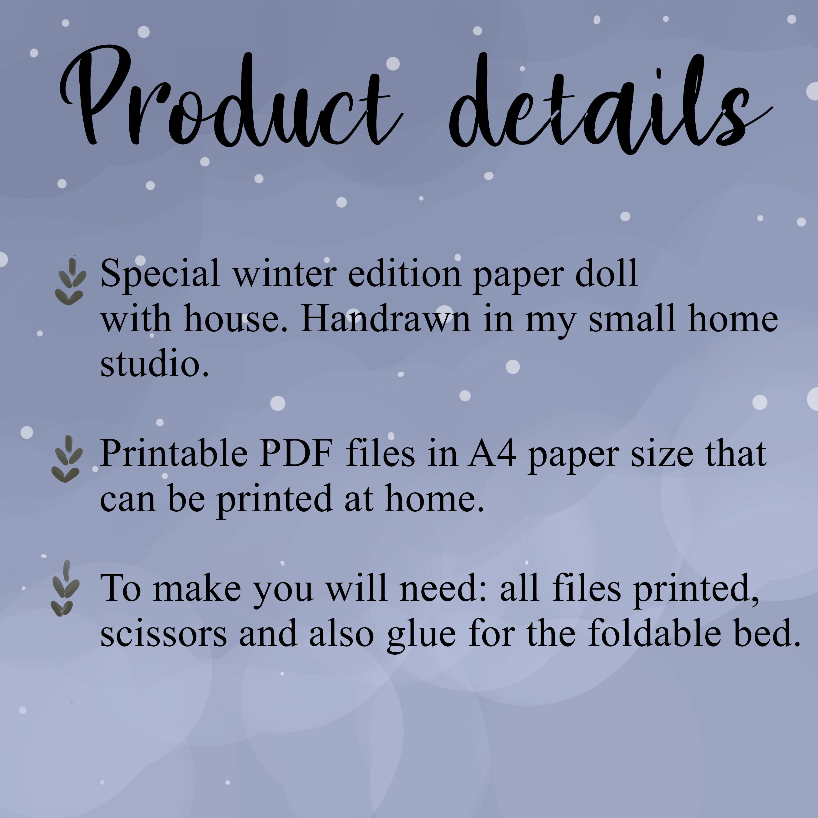 Printable Christmas Paper Doll Family House, Mom and Daughter Cut Out ...