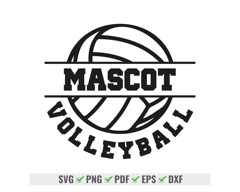 Volleyball Team Name Svg Png, Volleyball Mom Svg, College Volleyball