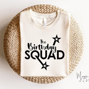 Birthday Squad Svg, Birthday Queen Svg Png, Birthday Queen T-Shirt Svg, It&#39;s My Birthday Svg, Birthday T-Shirt Svg, Birthday Svg Png Dxf