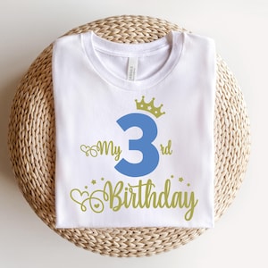 3rd Birthday Svg Png, Third Birthday Svg, Princess Birthday Svg, It&#39;s My Birthday Svg, Third Birthday Cricut Cut Files, My 3rd Birthday Svg