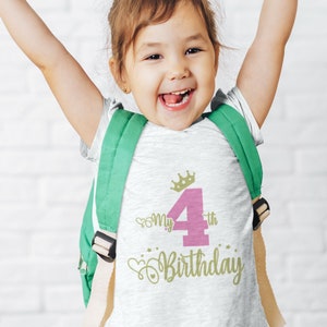 Vierter Geburtstag SVG, Mein 4. Geburtstag Es ist mein 4.Geburtstag Es ist mein 4.Geburtstag Es ist mein 4