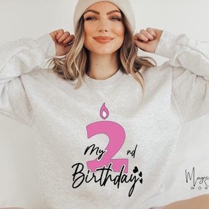 2nd Birthday Svg, Second Birthday SVG PNG, My 2nd Birthday Svg, It&#39;s My Birthday Svg, Birthday Svg, Second Birthday Cricut Cut Files