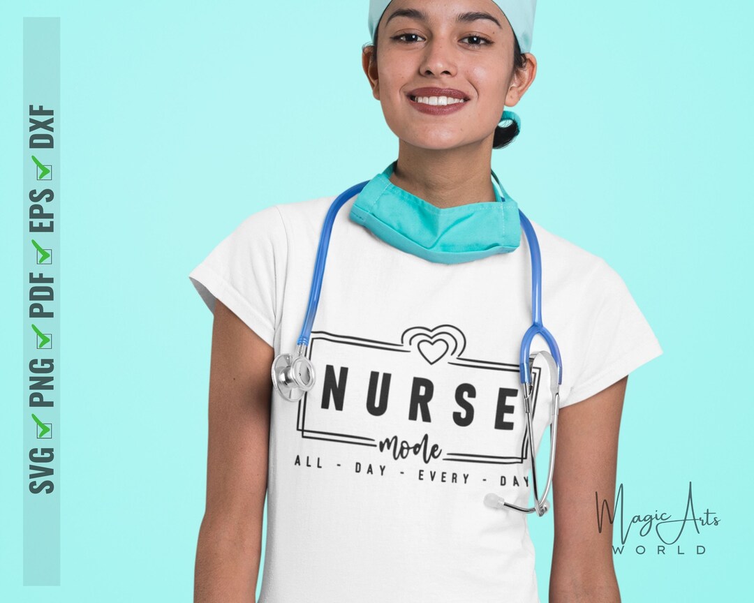 Heart Stethoscope Svg Png, Stethoscope Svg, Nurse Svg, Essential Worker