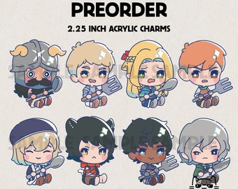 PREORDER - Dungeon Meshi Acrylic Charms [Expected to ship by May]