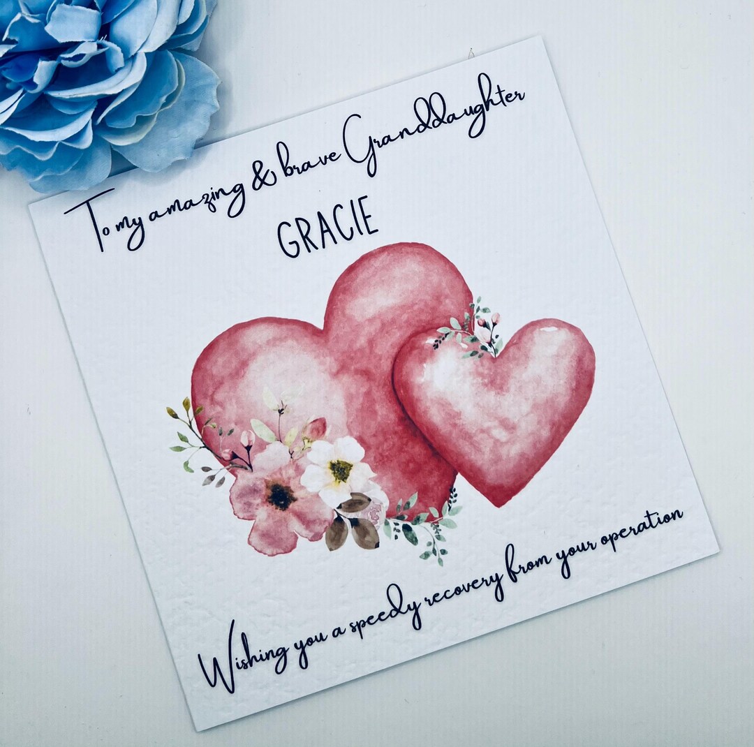 Wishing You a Speedy Recovery From Your Operation Customisable Greeting ...