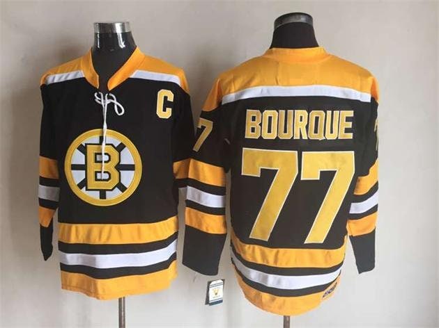 Phoenix Threads 80s Logo 7 Ray Bourque Boston Bruins Vintage Jersey