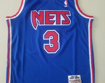 New Jersey Nets Adidas NBA Basketball Sports Hoodie Pullover Sweatshirt 2XL
