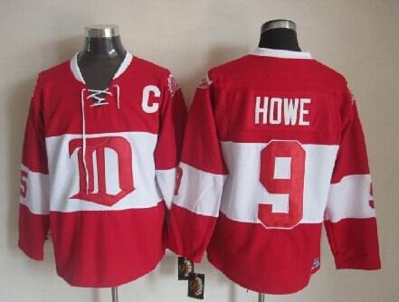 Gordie Howe Detroit Red Wings CCM Authentic Winter Classic Throwback Jersey  (Red)