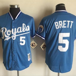 Vintage Kansas City Royals George Brett Throwback Baseball 