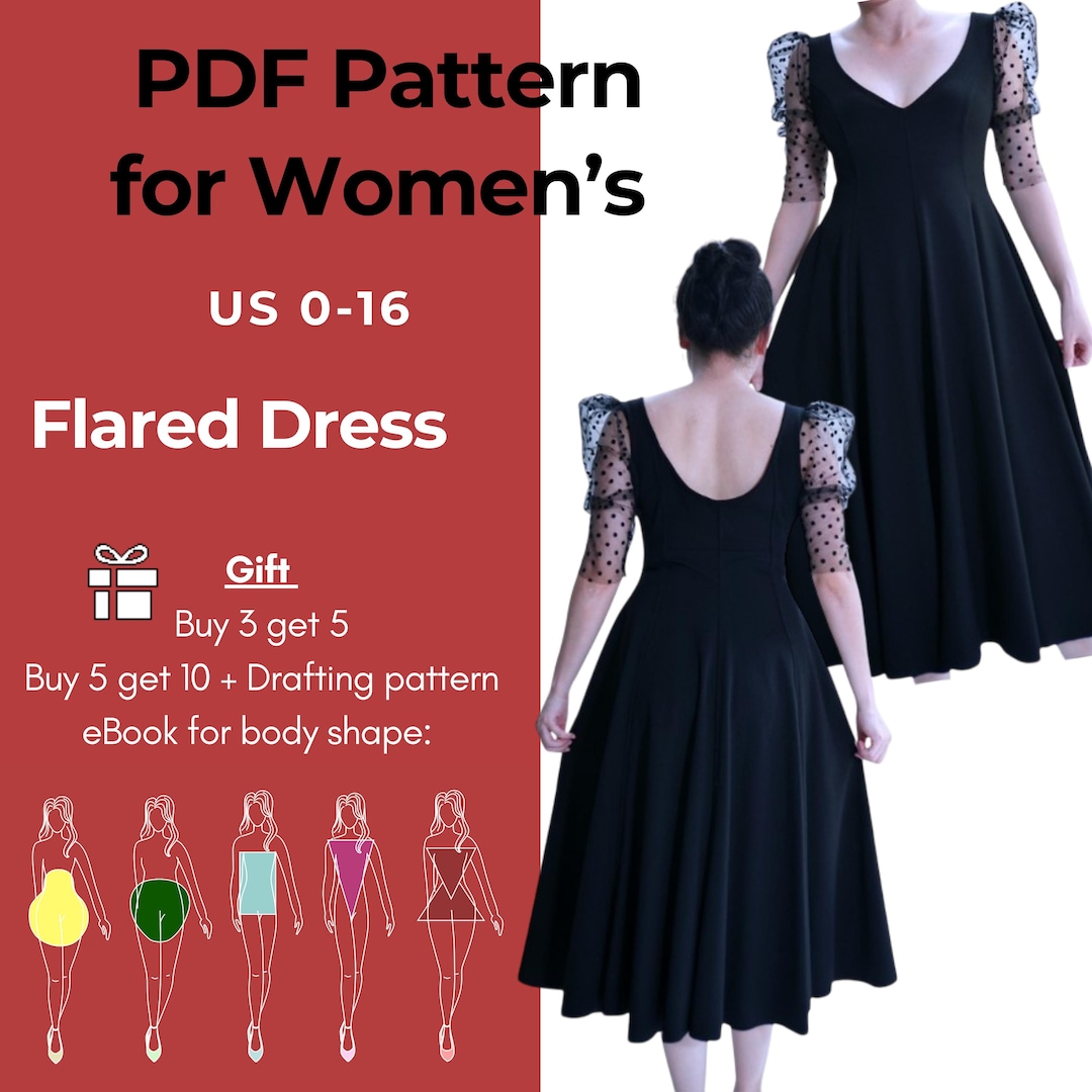 Pdf Sewing Patterns | Sewing Patterns for Women | Sewing Patterns for ...