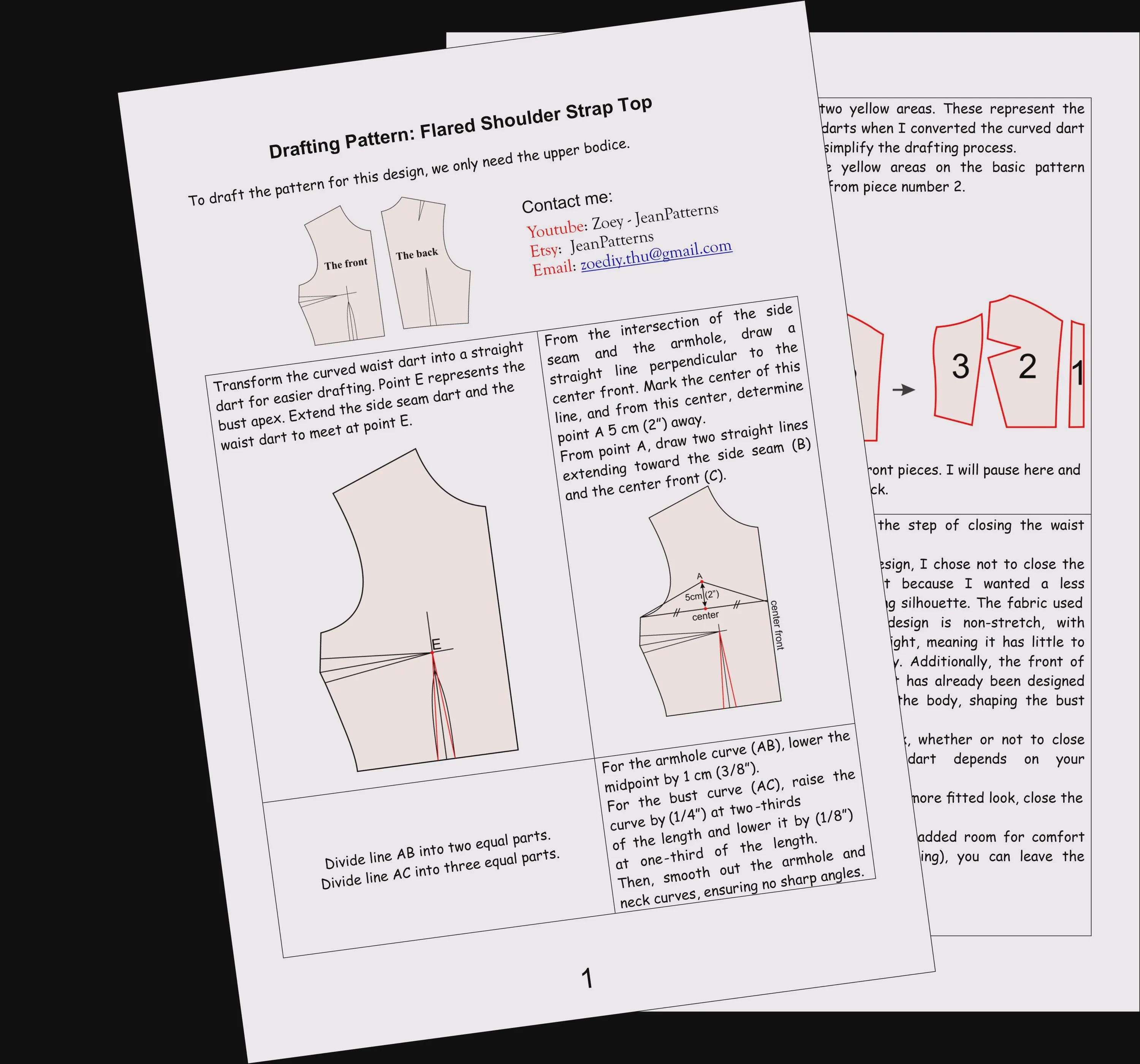 Pattern Drafting For Beginners Apple Body Shape Pattern Drafting Ebook: Sewing Guide for Beginners ...