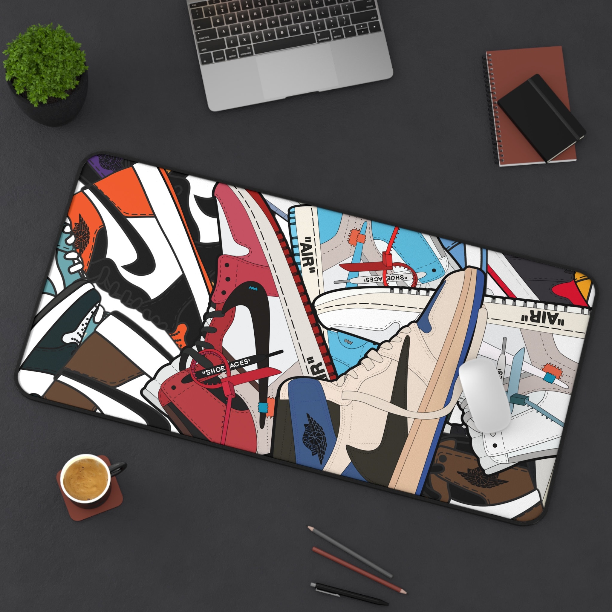 Nike Jordan Gaming Mouse Pad Desk Mat Etsy