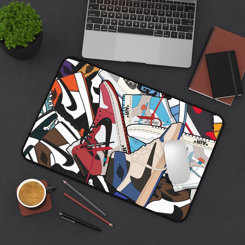 Nike Jordan Gaming Mouse Pad Desk Mat Etsy