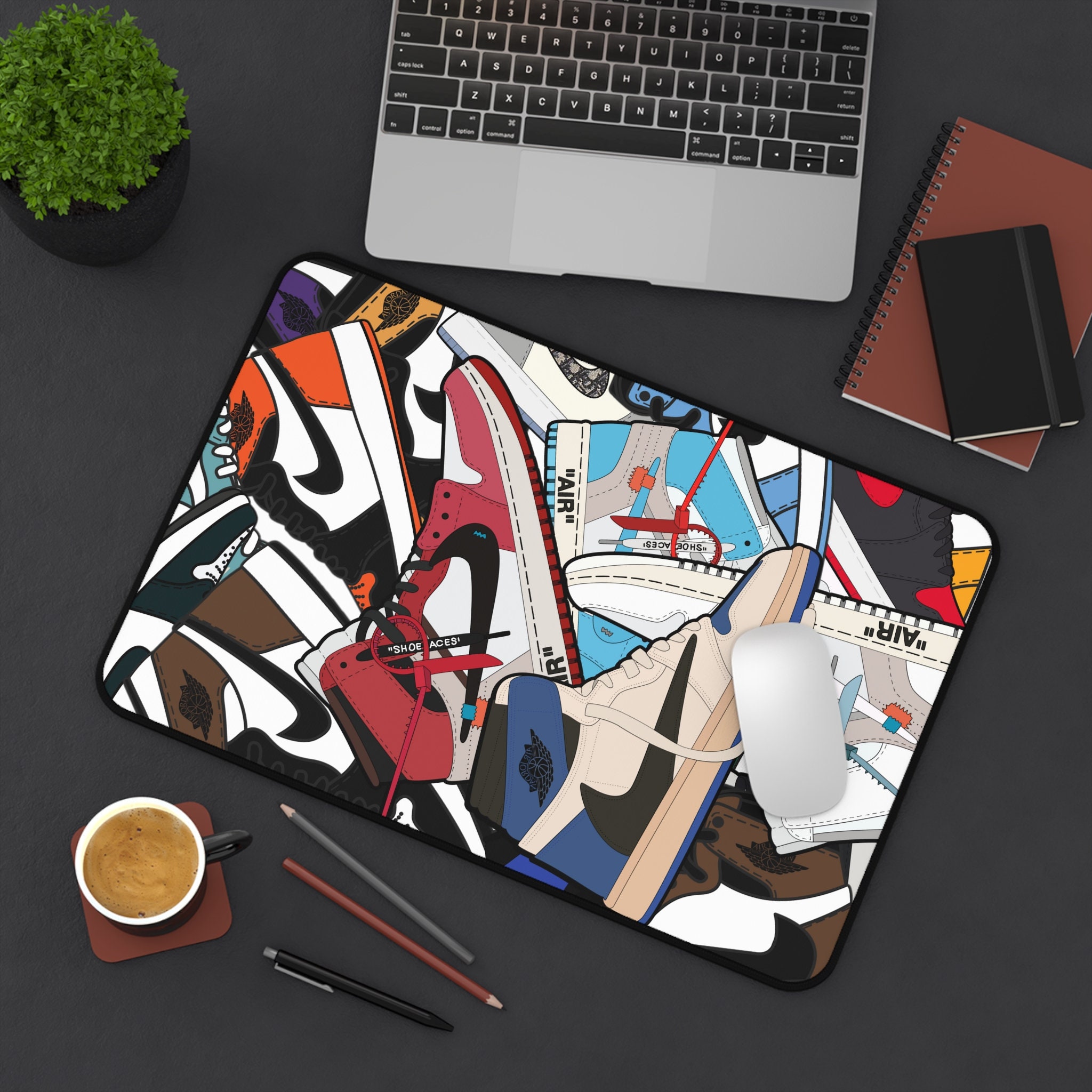 Nike Jordan Gaming Mouse Pad Desk Mat Etsy