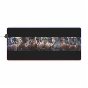 Overwatch Baddie Ass LED Gaming Mouse Pad