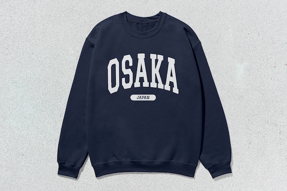 Osaka Sweatshirt Japan Collegiate Crewneck Sweater Unisex - Etsy
