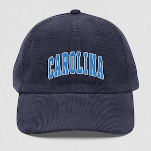 Carolina Cap Vintage Corduroy Cap Blue