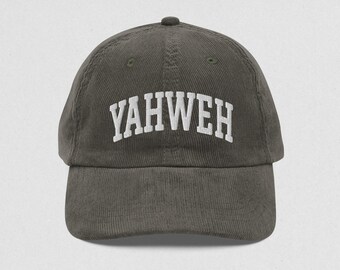 Yahweh Cap Vintage Corduroy Cap