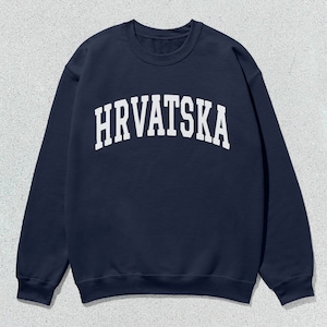 Hrvatska Sweatshirt Collegiate Crewneck Sweater Unisex