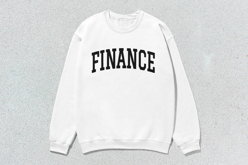 Finance Sweatshirt Collegiate Crewneck Sweater Unisex image 4