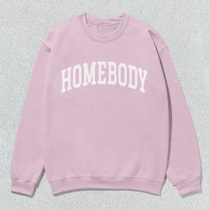 Homebody Tröja Unisex Light Pink