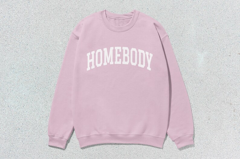Homebody Tröja Unisex Light Pink