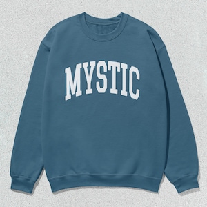 Mystic Sweatshirt Connecticut Collegiate Crewneck Sweater Unisex