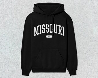 Missouri Sudadera con capucha USA Collegiate Sudadera con capucha Unisex