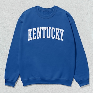 Kentucky Sweatshirt Collegiate Crewneck Sweater Unisex