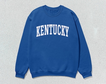 Kentucky Sweatshirt Collegiate Crewneck Sweater Unisex
