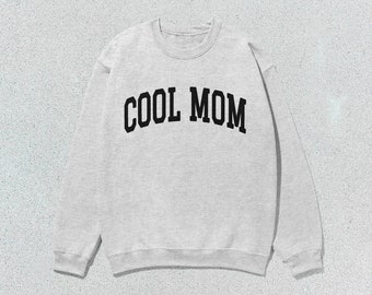 Cool Mom Sweatshirt Collegiate Crewneck Sweater Unisex Etsy UK