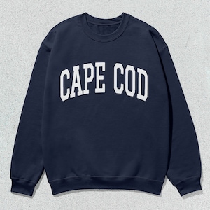 Cape Cod Sweatshirt Collegiate Crewneck Sweater Unisex