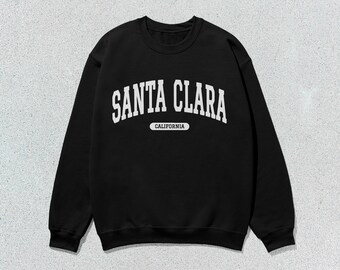 Santa Monica Sweatshirt Collegiate Crewneck Sweater Unisex