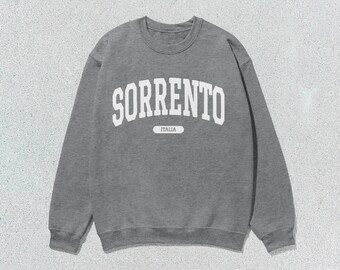 Sorrento Sweatshirt Italia Collegiate Crewneck Sweater