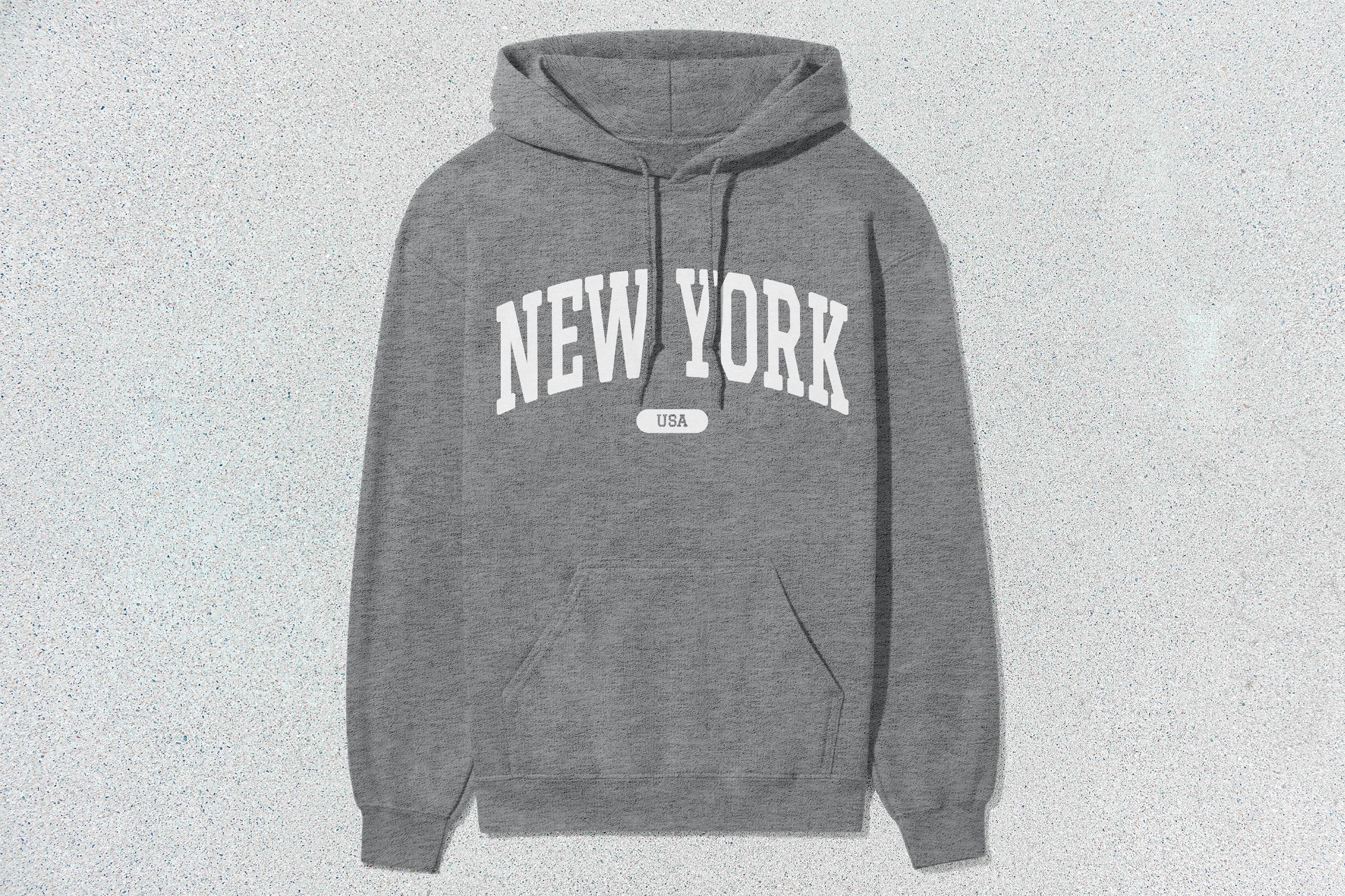 ニューヨーク パーカー USA カレッジ フード付き スウェットシャツ