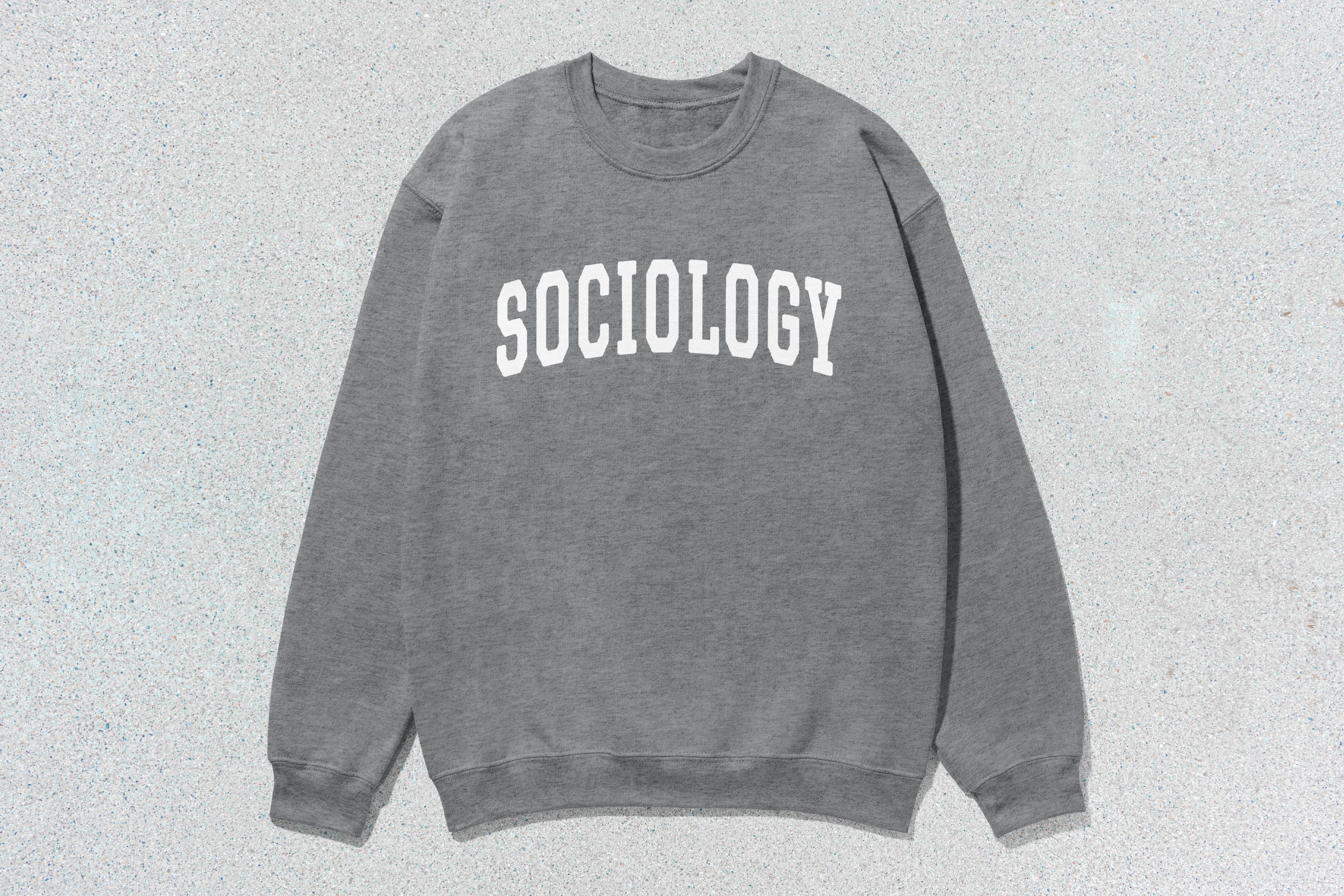 Sociologie Sweatshirt Collegiate Crewneck Sweater Unisex