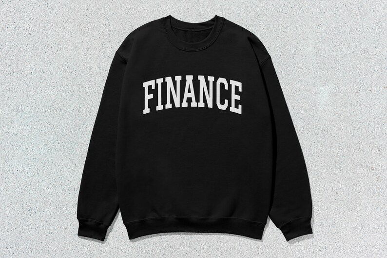 Finance Sweatshirt Collegiate Crewneck Sweater Unisex image 3