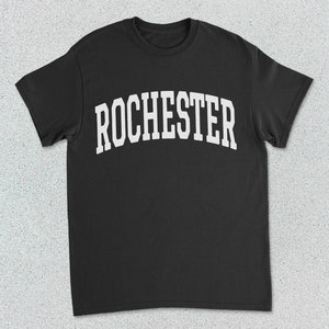 Maglietta Rochester New York Collegiate in cotone pesante unisex