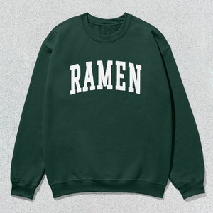 Ramen Sweatshirt Collegiate Crewneck Sweater Unisex