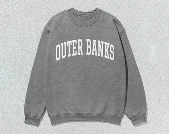 Outer Banks Sweatshirt North Carolina Collegiate Crewneck Sweater