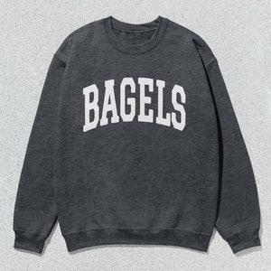 Bagels Sweatshirt Collegiate Crewneck Sweater Unisex