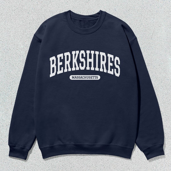 Berkshires Sweatshirt Massachusetts Collegiate Crewneck Sweater Unisex