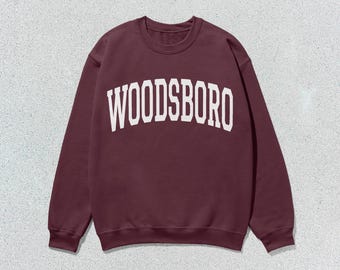 Woodsboro Sweatshirt Collegiate Crewneck Sweater Unisex