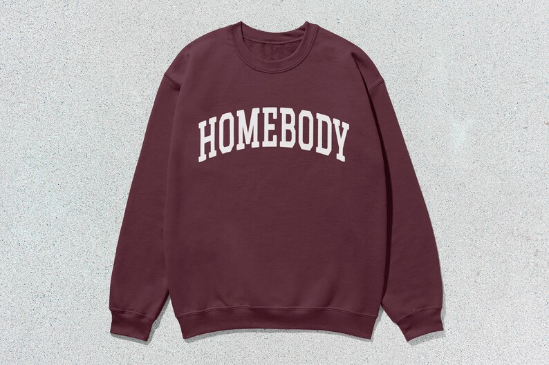 Homebody Tröja Unisex Maroon