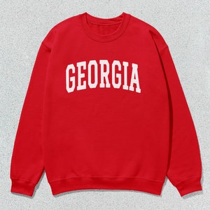 Sudadera Georgia Sudadera Collegiate Crewneck Unisex