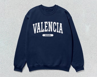 Valencia Sweatshirt España Collegiate Crewneck Sweater Unisex